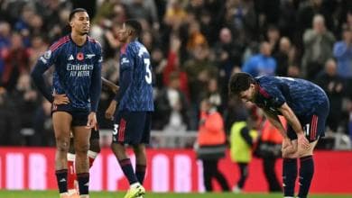 إصابة جابرييل آرسنال ضد توتنهام